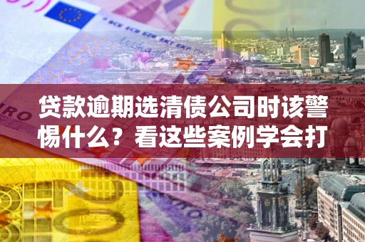 济南贷款逾期选清债公司时该警惕什么？看这些案例学会打翻身仗