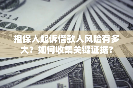 济南担保人起诉借款人风险有多大？如何收集关键证据？