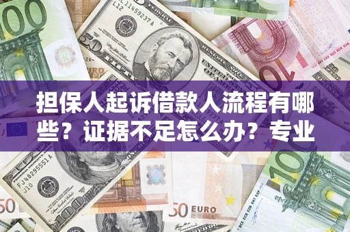 济南担保人起诉借款人流程有哪些？证据不足怎么办？专业律师解答