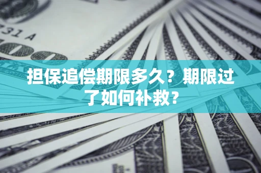 济南担保追偿期限多久？期限过了如何补救？