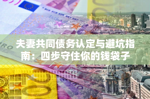 济南夫妻共同债务认定与避坑指南：四步守住你的钱袋子