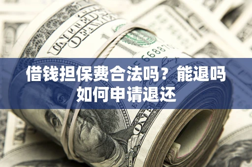 济南借钱担保费合法吗？能退吗如何申请退还
