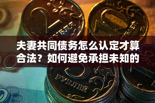 济南夫妻共同债务怎么认定才算合法？如何避免承担未知的债务风险？