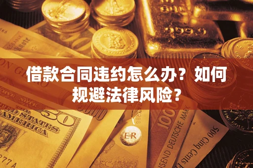 济南借款合同违约怎么办？如何规避法律风险？